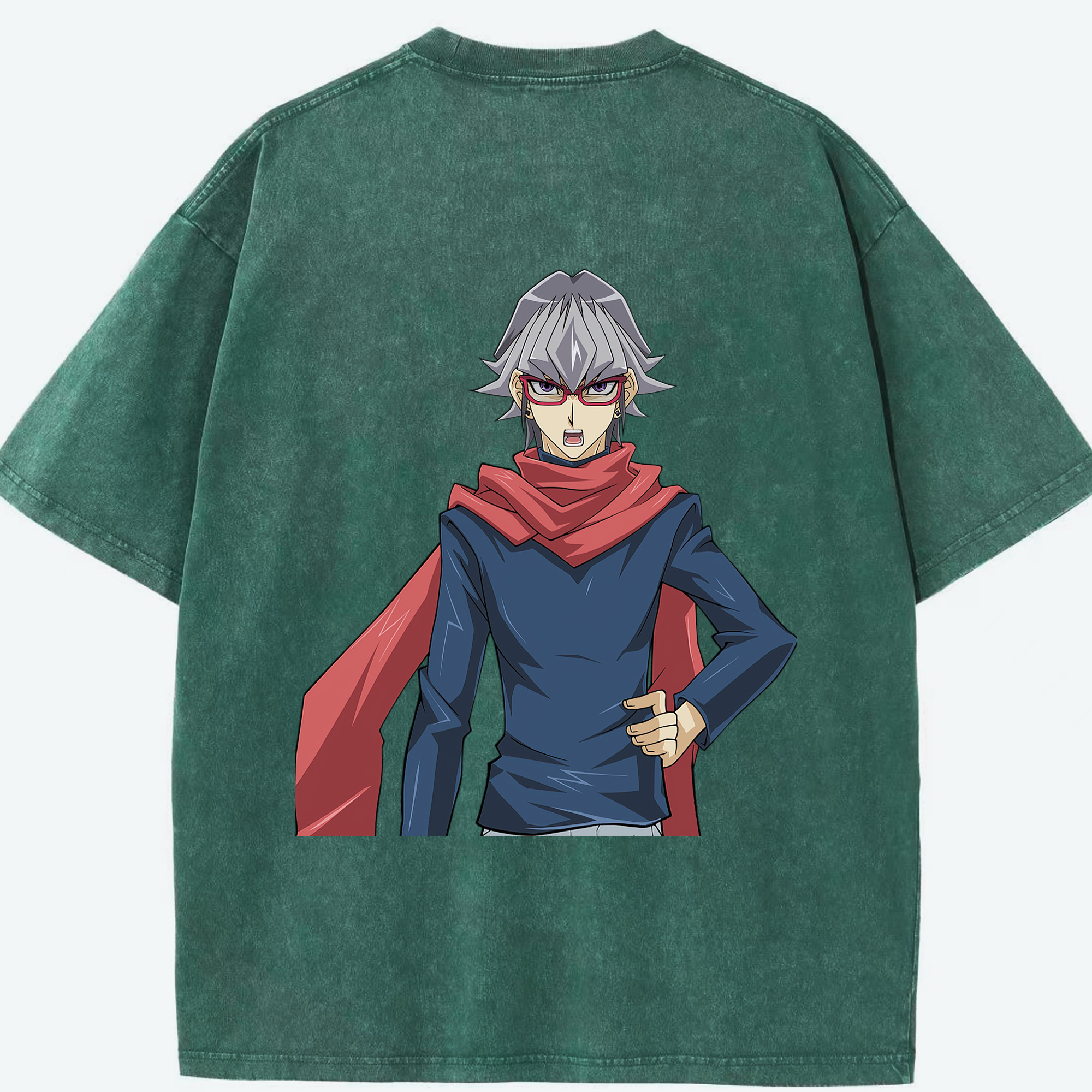 （画像用） 遊☆戯☆王 Yu-Gi-Oh! 綿100% ヴィンテージ風 半袖Tシャツ（背面プリント）